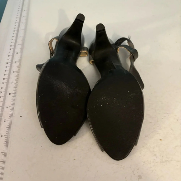 Kenneth Cole reaction sling back ombré grey leather heels in size 7.5 - Picture 10 of 12